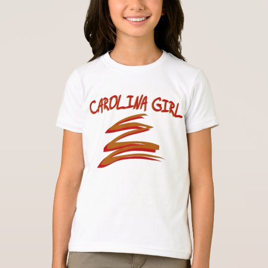 GIRLS CAROLINA GIRL RINGER T-SHIRT