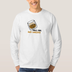 Girls Cars and Whiskey Blakgraz T-Shirt