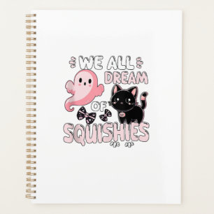 Girls Cat Pink Halloween Squishy We All Dream Of S Planner