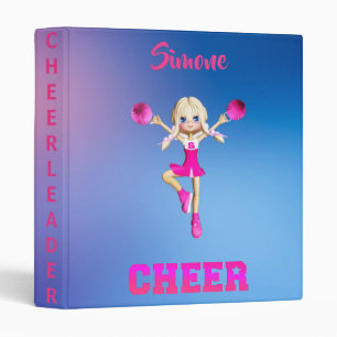 Girls Cheerleader Binder