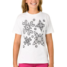 Girl's Christmas Basic T-shirt