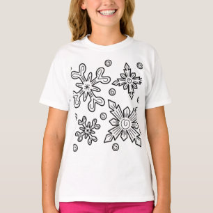 Girl's Christmas Basic T-shirt