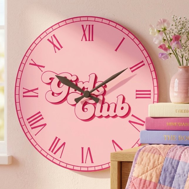 Girls Club Large Clock (Creator Uploaded)