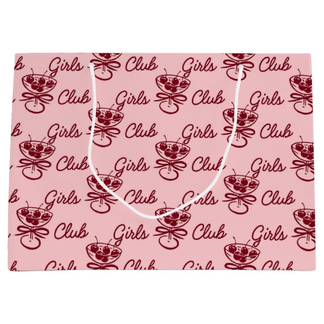 Girls Club Large Gift Bag (Front)