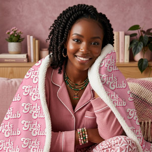 Girls Club Sherpa Blanket