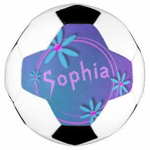 Girls Cool and Fun Personalized Soccer Ball