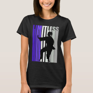 Girls Cool Karate Limitless Purple Cute But Danger T-Shirt
