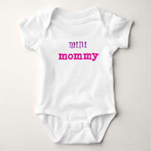 Girl's Cotton Jersey Infant Creeper Mini Mommy