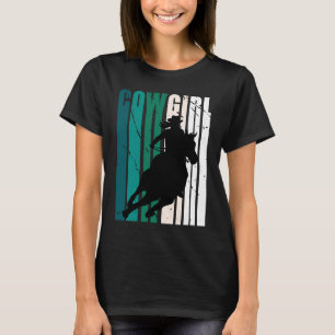 Girls Cowgirl Nice Color Country Grandaughter Gree T-Shirt