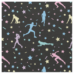 Girls Cross Country, Track Field, Marathon Runner Fabric