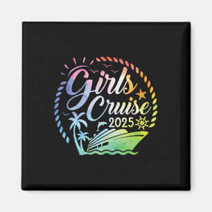 Girls Cruise 2025 Girls Cruise Vacation Trip Match Magnet