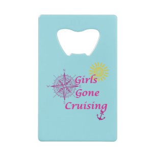 Girls Cruise Credit Card Bottle Opener
