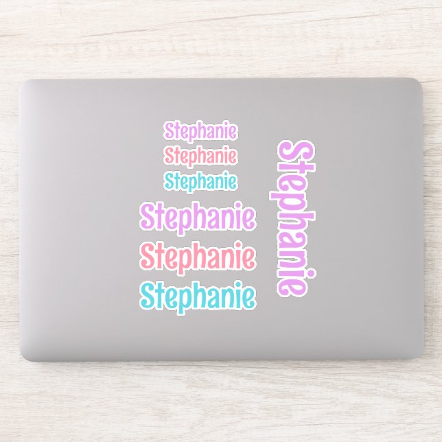 Girls Custom Name Vinyl Decals Personalized Kids (Computer)