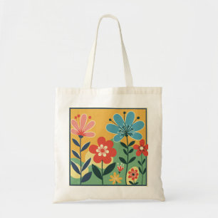 Girls Cute and Elegant Flowers Tote Bag