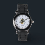 Girls Cute and Modern Bumblebee Bee Kids Watch<br><div class="desc">This cute and modern kids watch features an adorable yellow bumblebee cartoon and can be personalized with your girls name. With clear,  easily readable numbers,  this 'first' watch is great for a child or toddler just starting out on learning the time. The perfect bee design for your little one!</div>