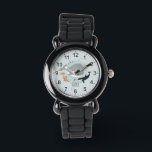 Girls Cute and Trendy Ocean Whale and Orca Watch<br><div class="desc">This cute kids watch features a blue whale,  orca and fish,  with clear numbers,  and can be personalized with your girls name. Perfect for an ocean loving kids first watch! Check out our store for other cute sea designs.</div>