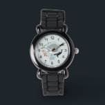 Girls Cute and Trendy Ocean Whale and Orca Watch<br><div class="desc">This cute kids watch features a blue whale,  orca and fish,  with clear numbers,  and can be personalized with your girls name. Perfect for an ocean loving kids first watch! Check out our store for other cute sea designs.</div>