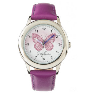Girls Cute and Whimsical Butterfly Kids Watch