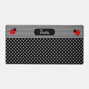 Girls Cute Lady Bugs Desk Mats & Pads