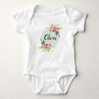 Girls Cute Spring Botanical Flowers and Name