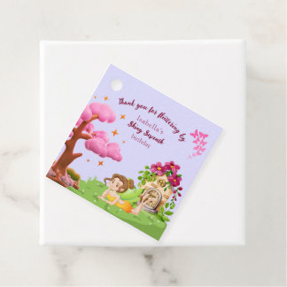 Girls Cute Yellow Fairy Fairytale home Favour Tags