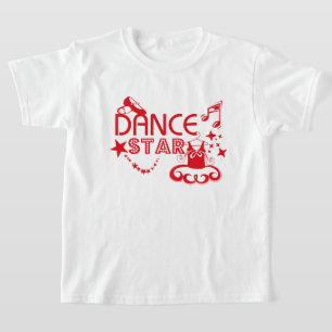 Girls Dance Star Raglan T-Shirt