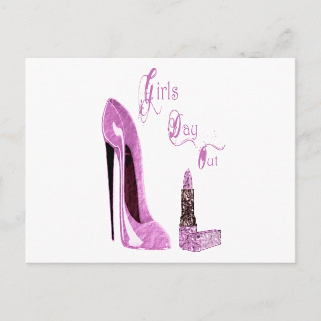 Girls' Day / Night Out Party Invitation Card (Front)