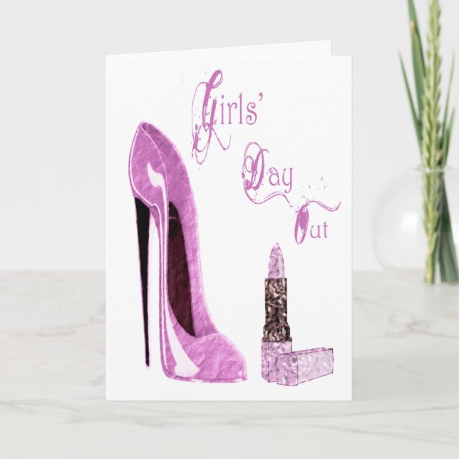 Girls' Day / Night Out Party Invitation Card (Front)