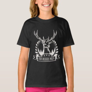 Girls Deer Skull T-Shirt – You Missed Me