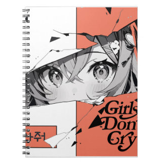 Girls Don't Cry Spiral Photo Notebook
