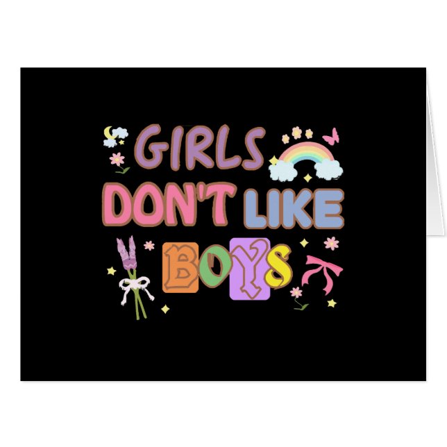 Girls Don't Like Boys  (Front Horizontal)