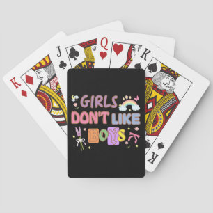 Girls Don't Like Boys Playing Cards