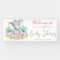 Girls Elephant Baby Shower Banners