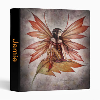 Girls Fairy Faerie School Binder Personalized
