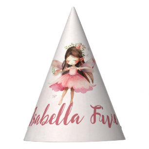Girls Fairy Tale Castle Frog Mushroom Birthday Party Hat