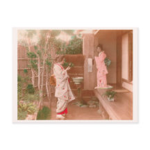 "Girls' Feelings" 乙女心　日本　着物　女性　ヴィンテージ 写真　和風