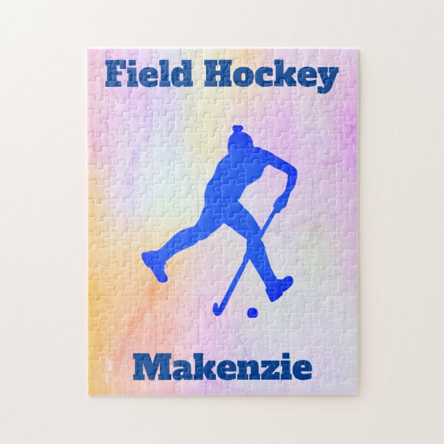 Girls Field Hockey Puzzle (Vertical)