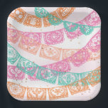 Girl's Fiesta Birthday Party Plates<br><div class="desc">Girl's Fiesta Party Plates</div>