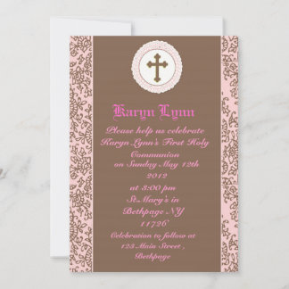 Girls  First Holy Communion Invitations