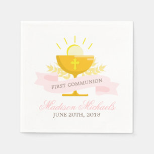 Girls First Holy Communion Napkin