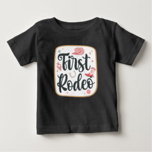 Girl's First Rodeo 1st Birthday Shirt