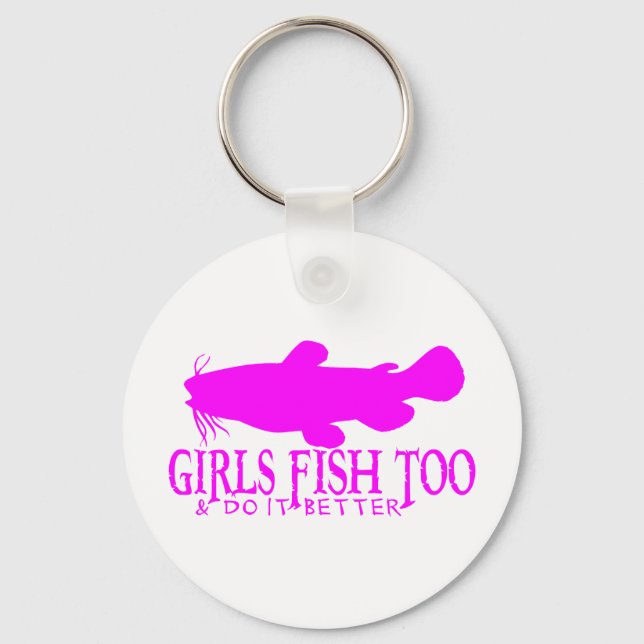 GIRLS FISH TOO CATFISH KEYCHAIN (Front)