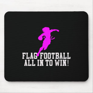 Girls Flag Football For Kids Youth Or Women Adults Mouse Pad