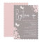 Girls Floral And Butterflies Baptism Invitation