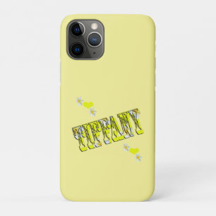 Girls Floral Tiffany Name, iPhone 11 Pro Case