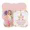 Girls Floral Unicorn Birthday Invitation