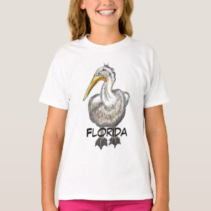 Girls Florida pelican shirt