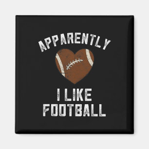 Girls Football Party Outfit Funny Football Stuff F Magnet