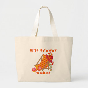 Girls Getaway Weekend T-shirts and Gifts Large Tote Bag