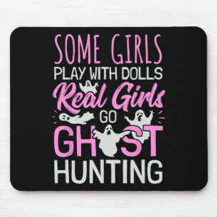 Girls Ghost Hunting Women Female Paranormal Invest Mouse Pad